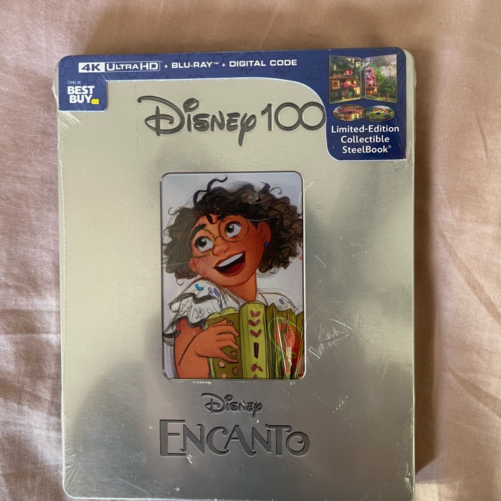 Disney Encanto Steelbook 4K and Blu-Ray
